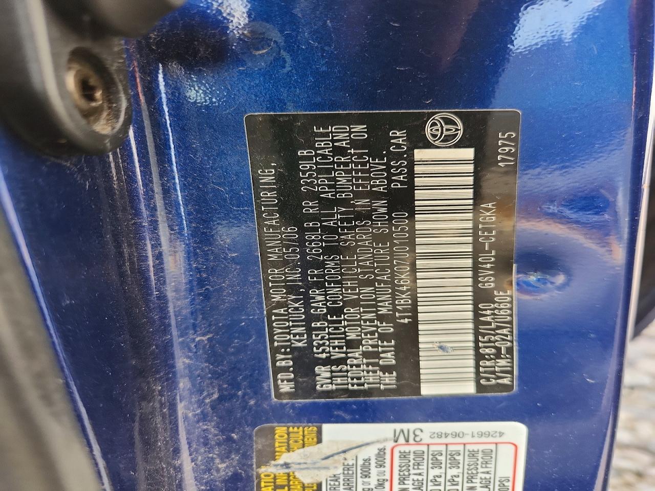 Toyota Camry Xle V6