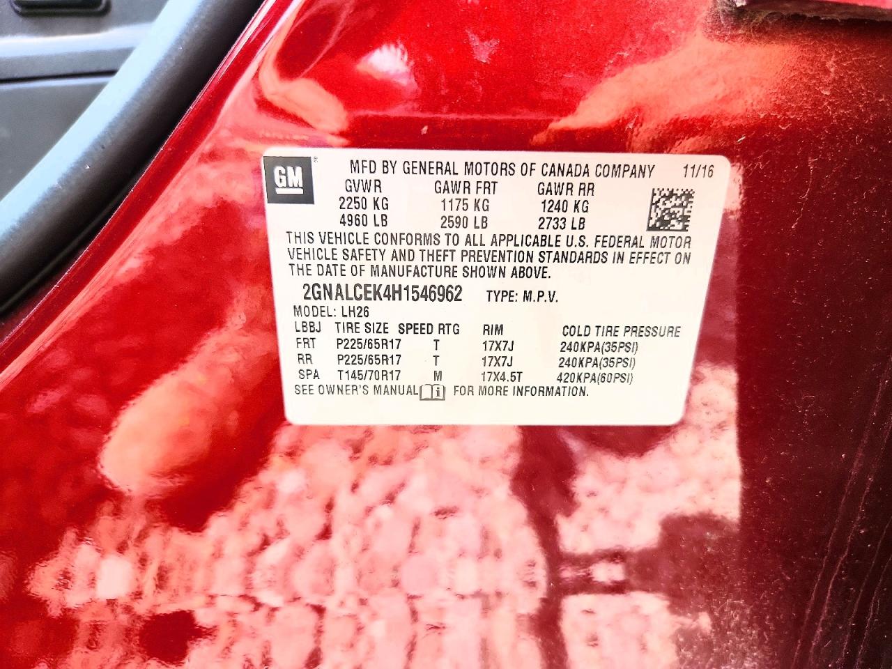 Chevrolet Equinox Lt