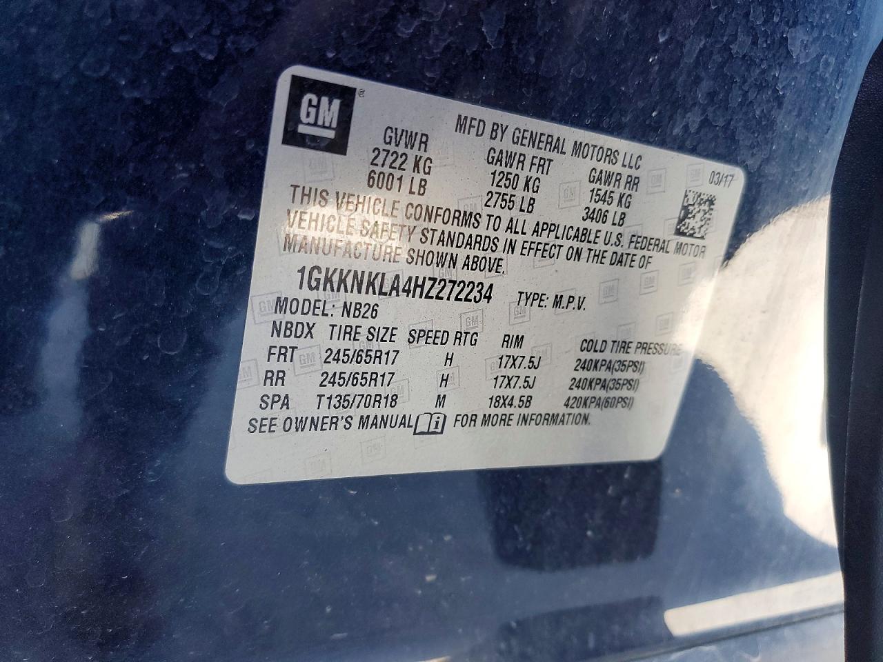 GMC Acadia Sle