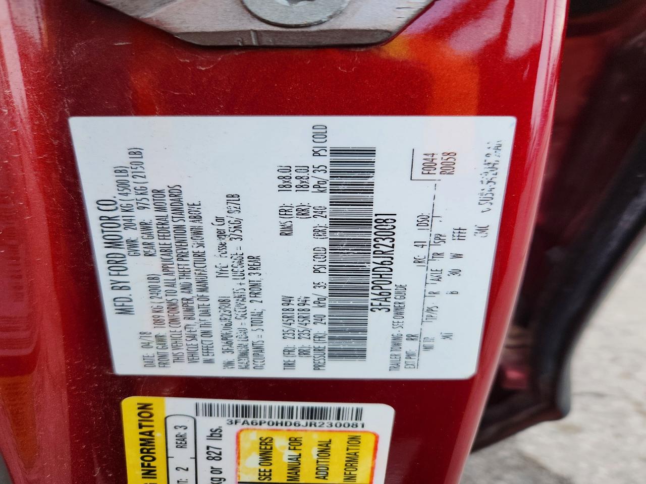 Ford Fusion Se