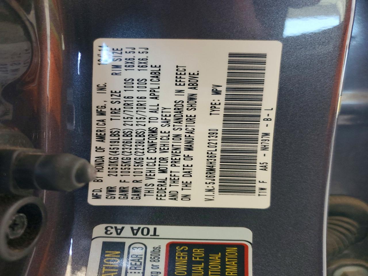 Honda Crv Lx