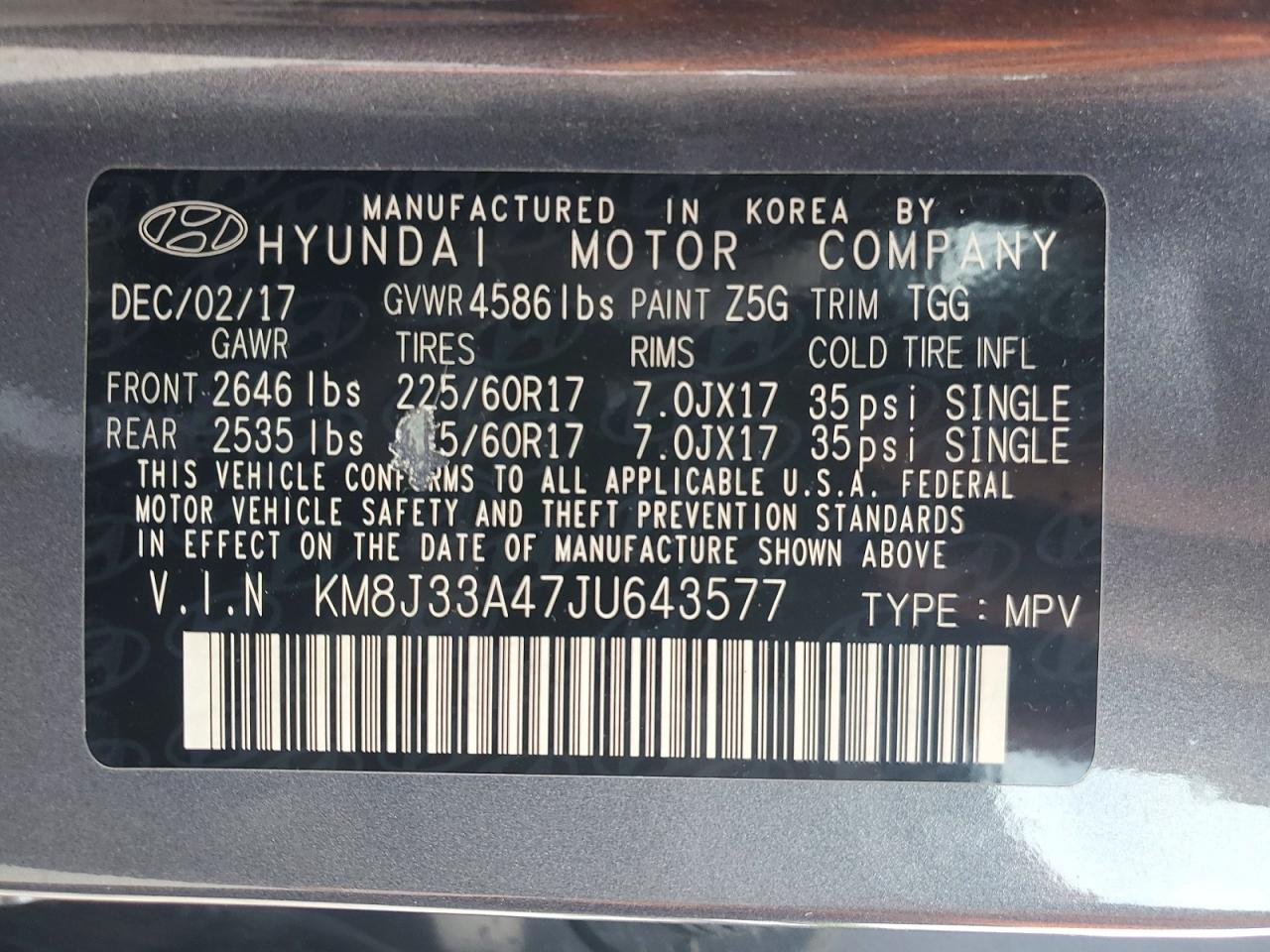 Hyundai TUCSON Sel