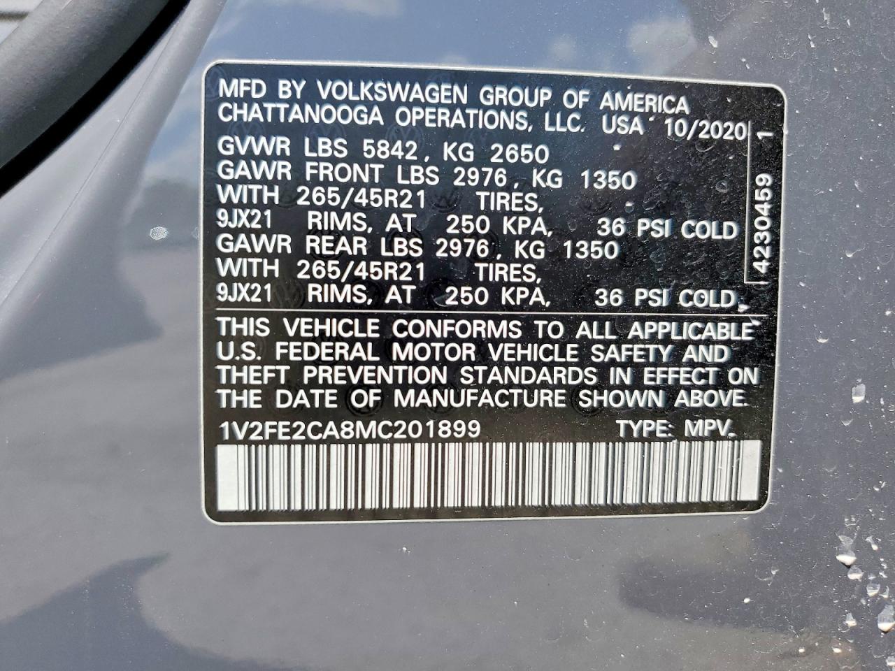 Volkswagen Atlas Sel Premium R-line