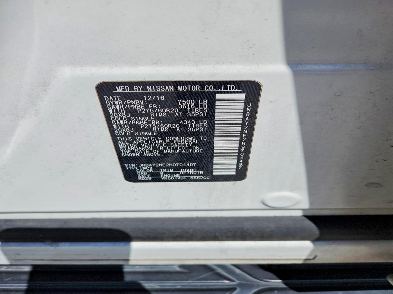 Nissan Armada Platinum