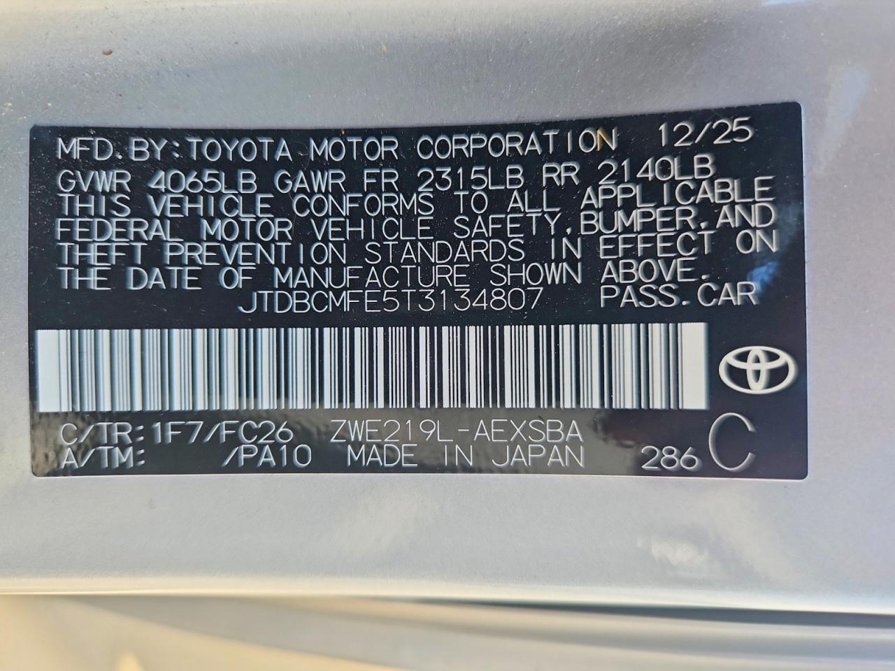 Toyota Corolla Se