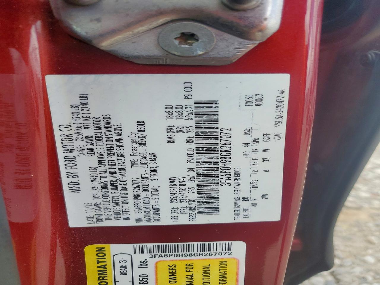 Ford Fusion Se