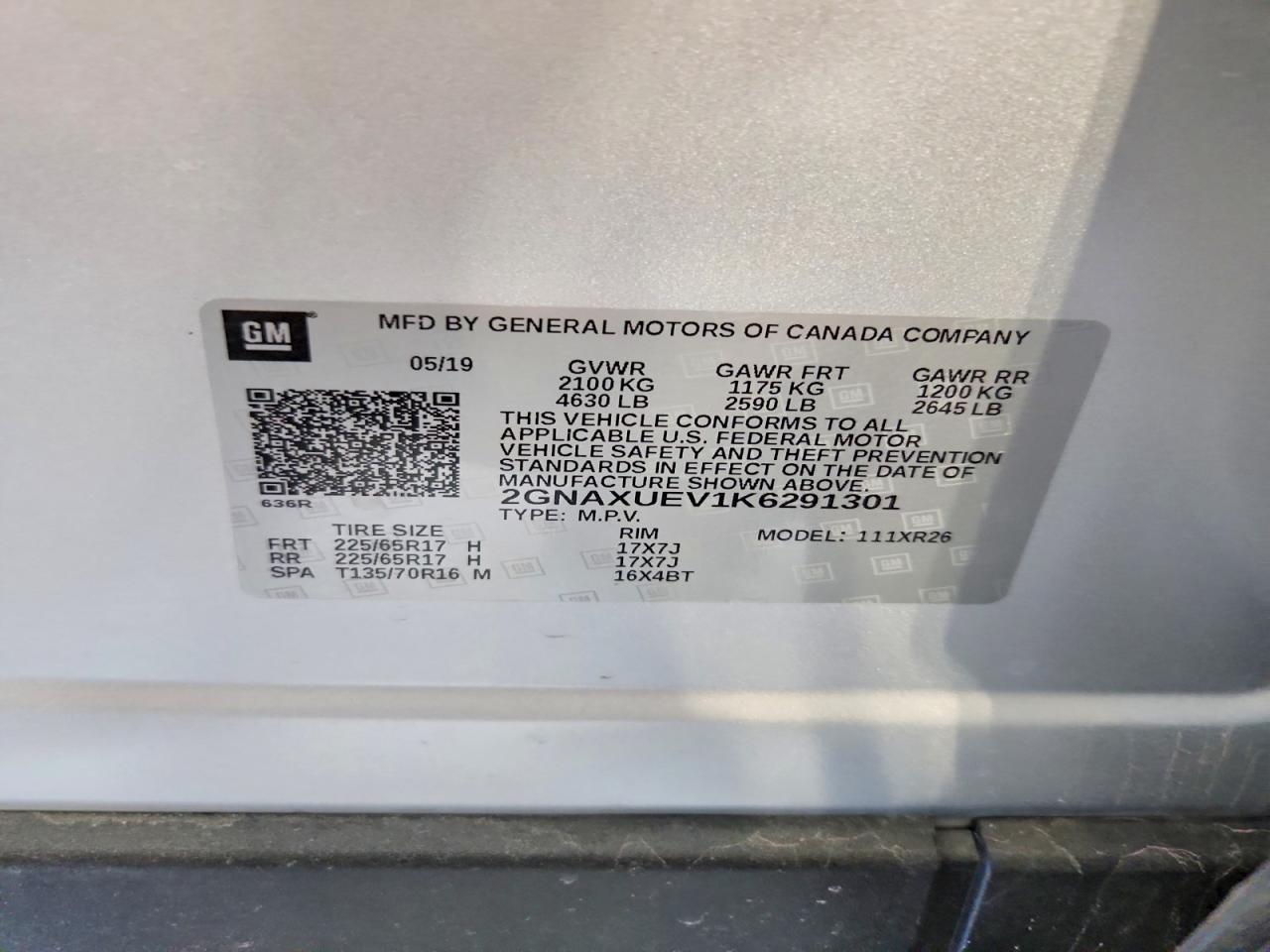 Chevrolet Equinox Lt