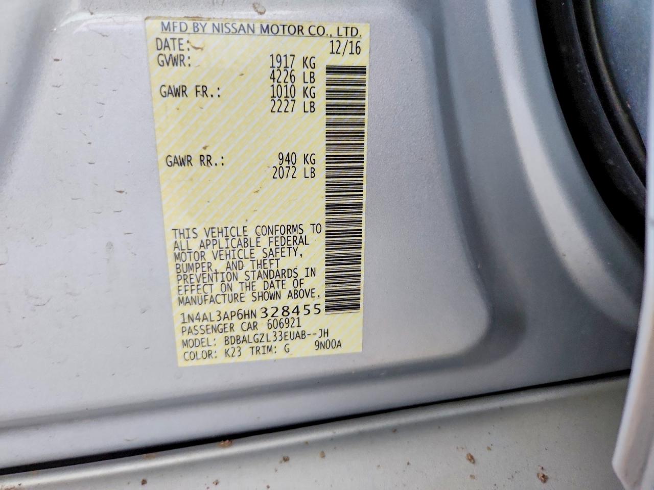 Nissan Altima 2.5 S