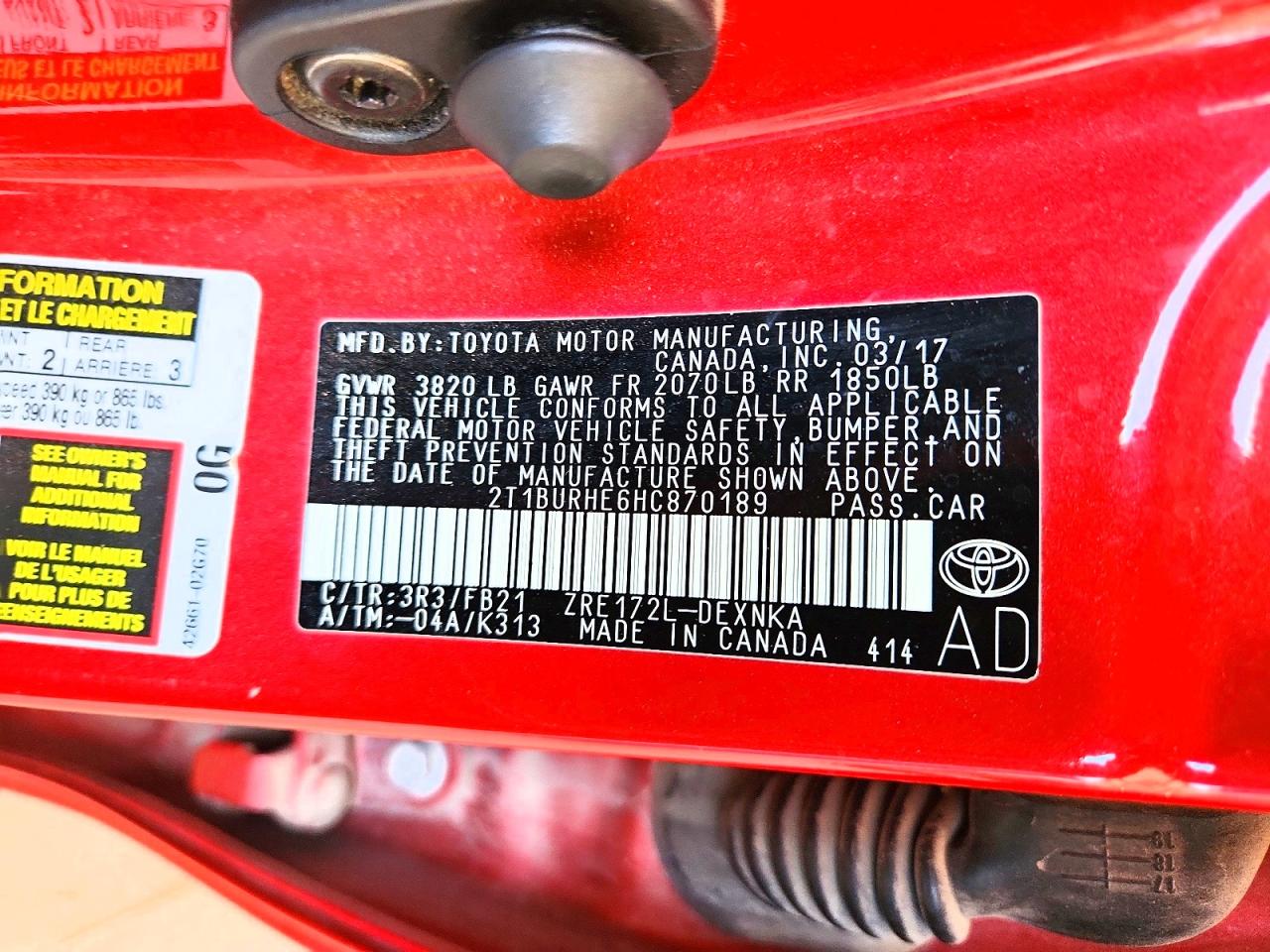 Toyota Corolla Le
