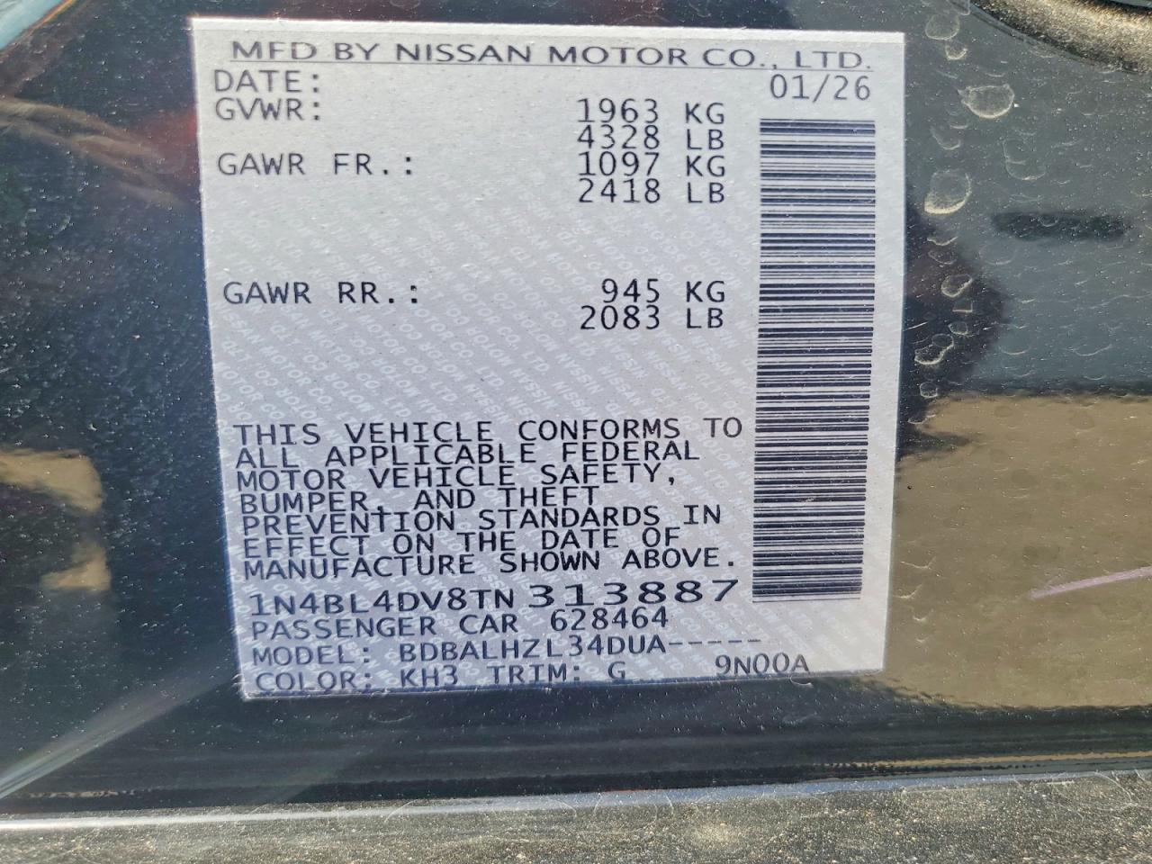 Nissan Altima Sv