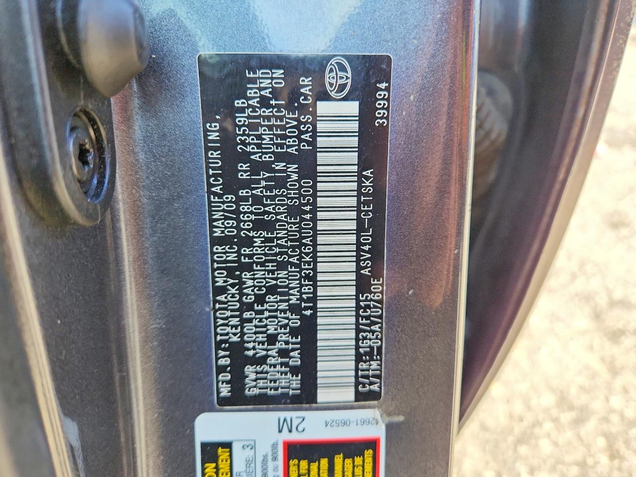 Toyota Camry Se