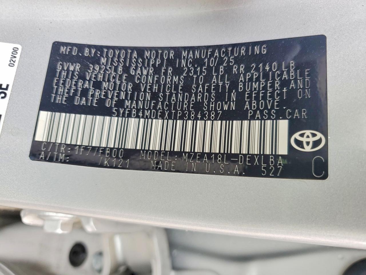 Toyota Corolla Le
