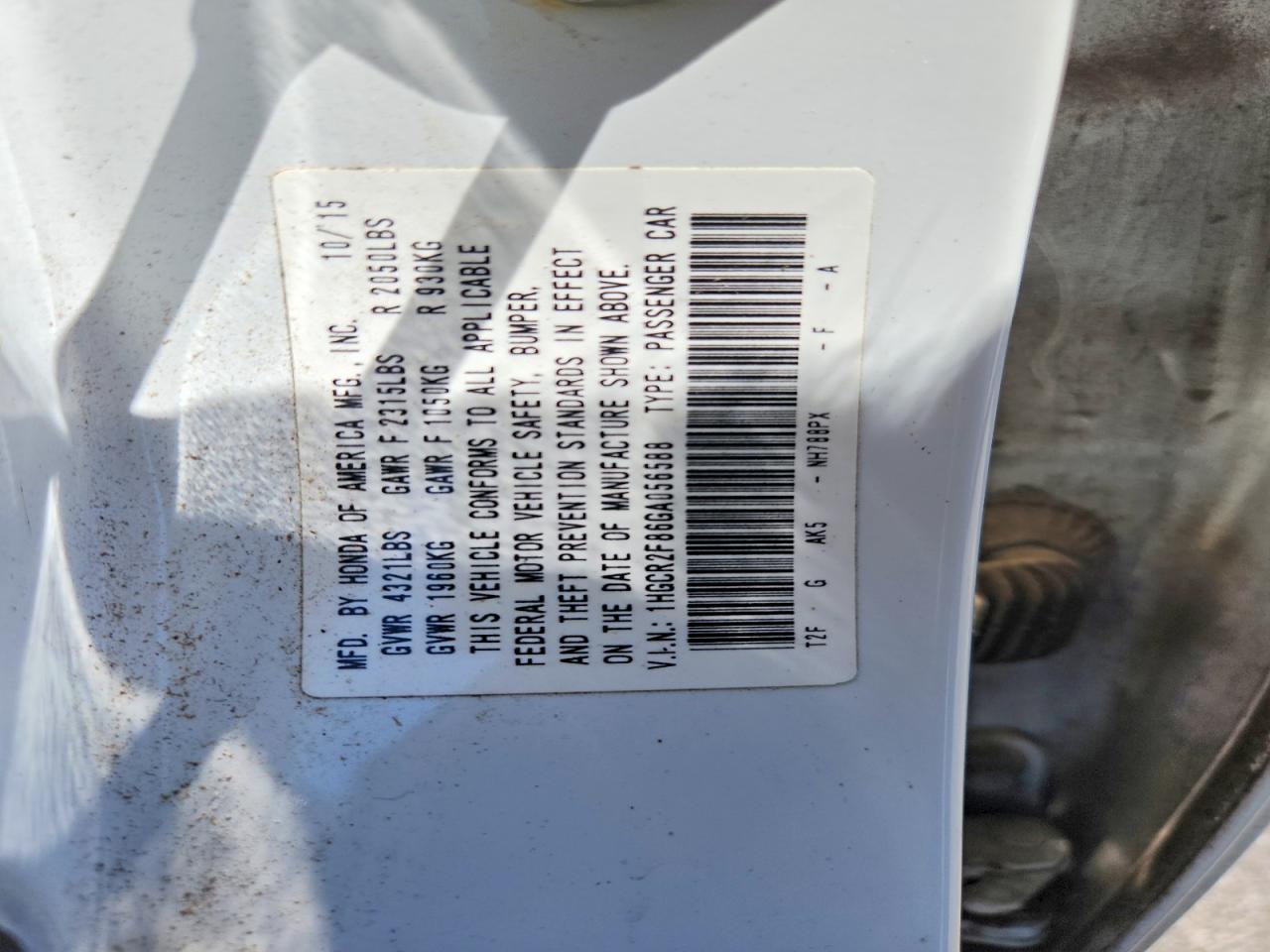 Honda Accord Exl