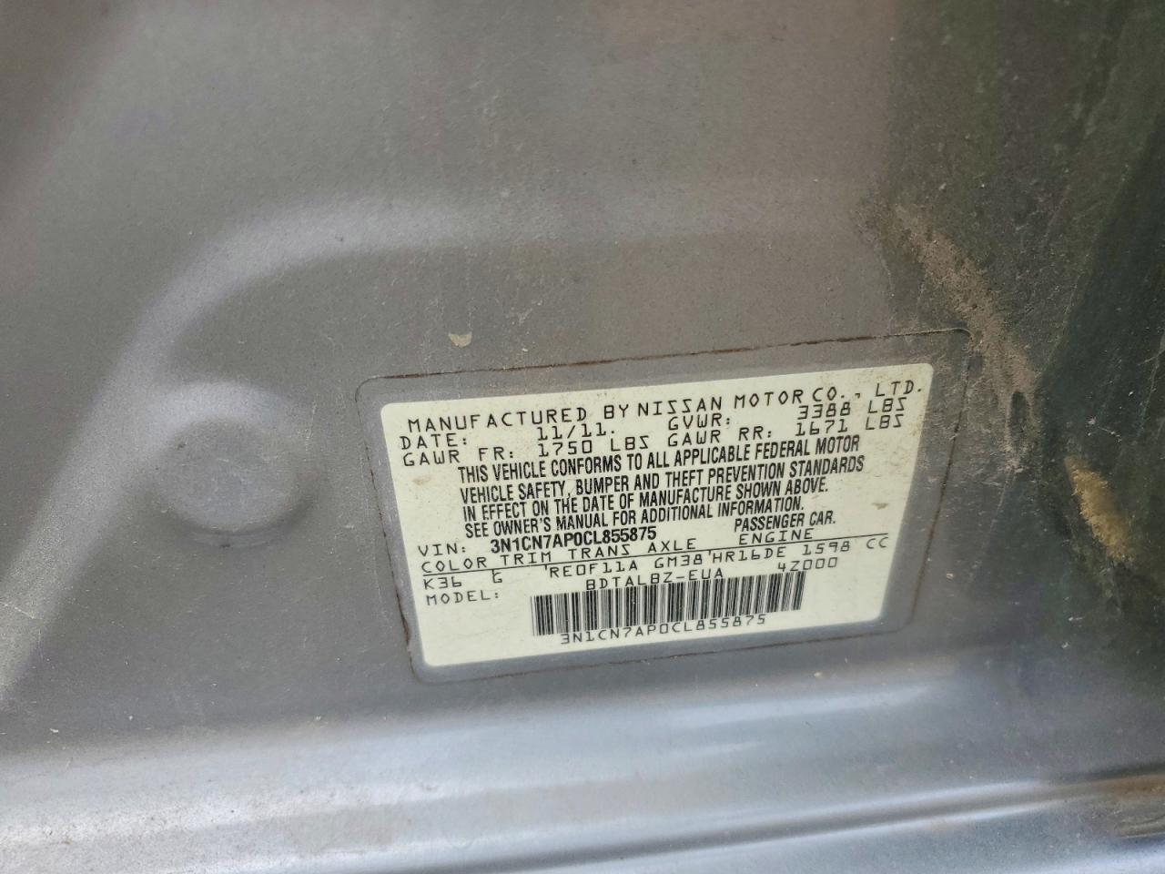 Nissan Versa 1.6 S