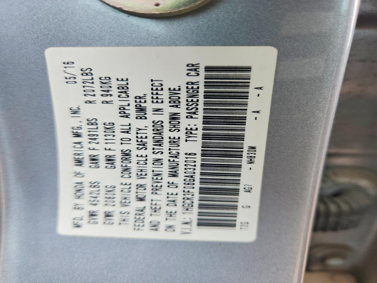 Honda Accord Exl