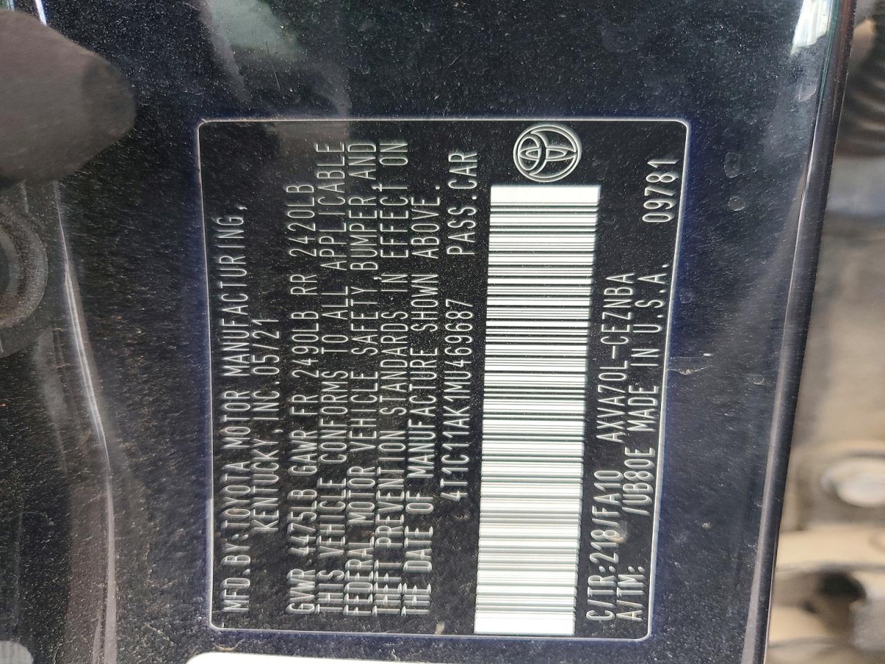 Toyota Camry Le