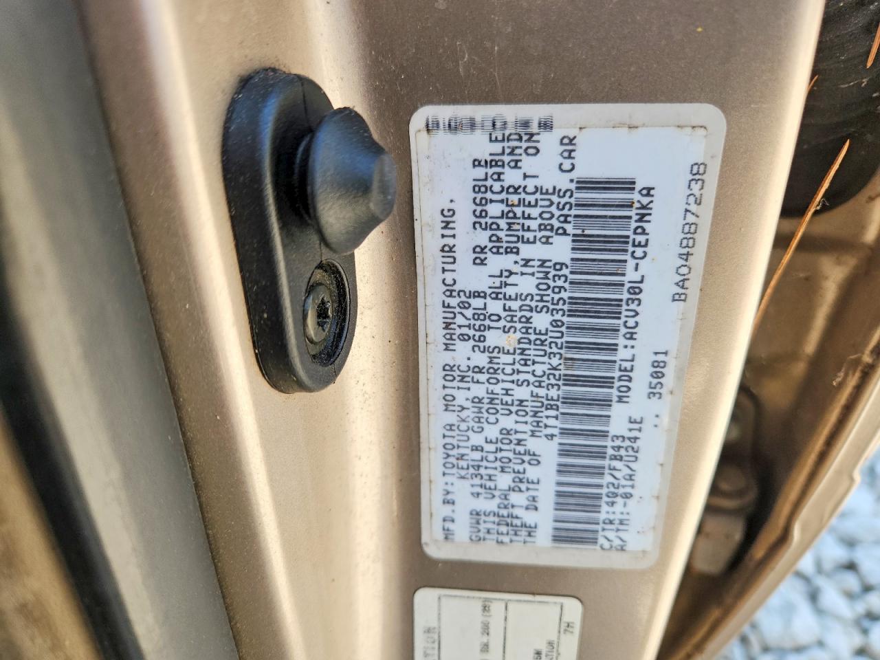 Toyota Camry Le