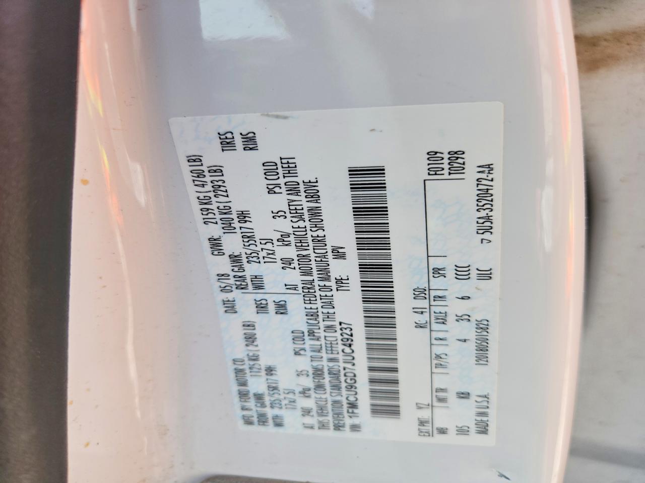 Ford Escape Se