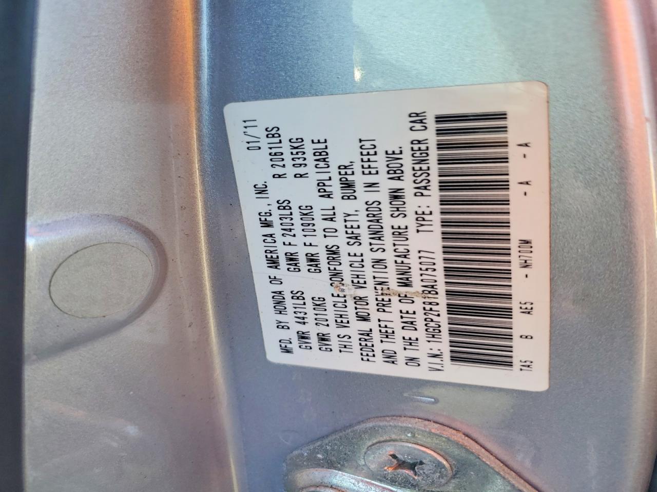 Honda Accord Exl