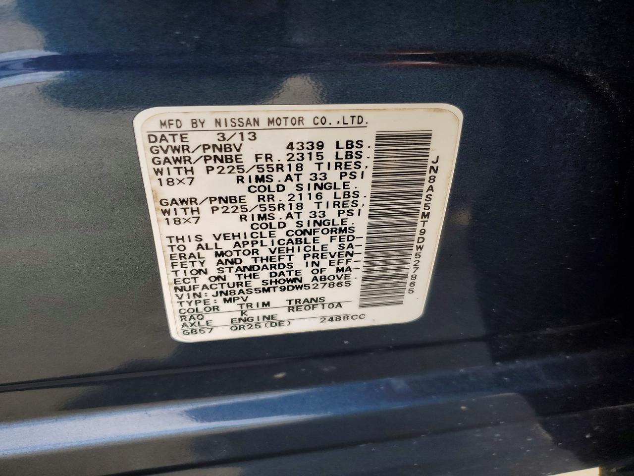 Nissan Rogue S
