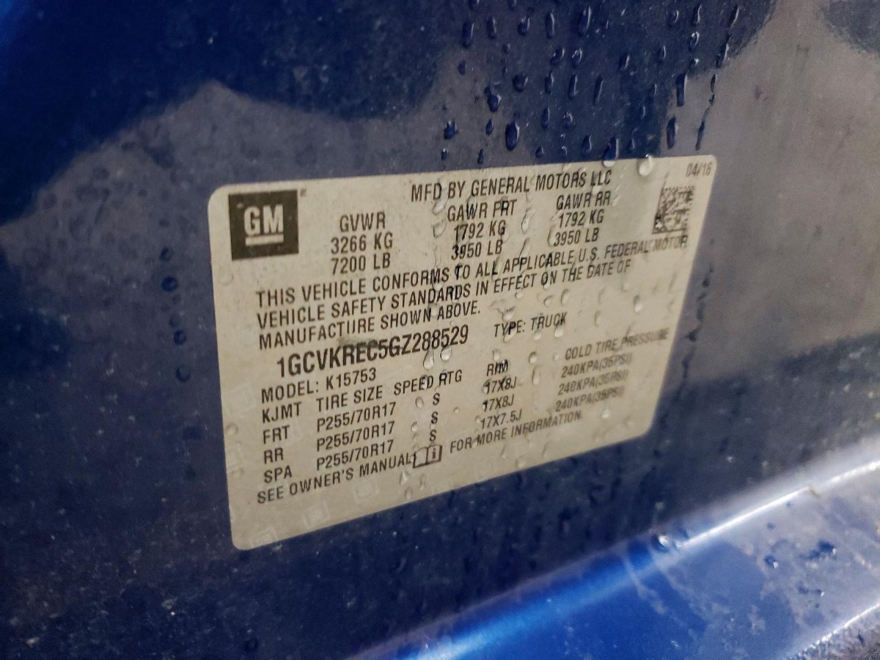Chevrolet Silverado K1500 Lt