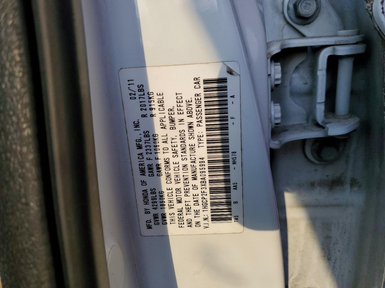 Honda Accord Lx