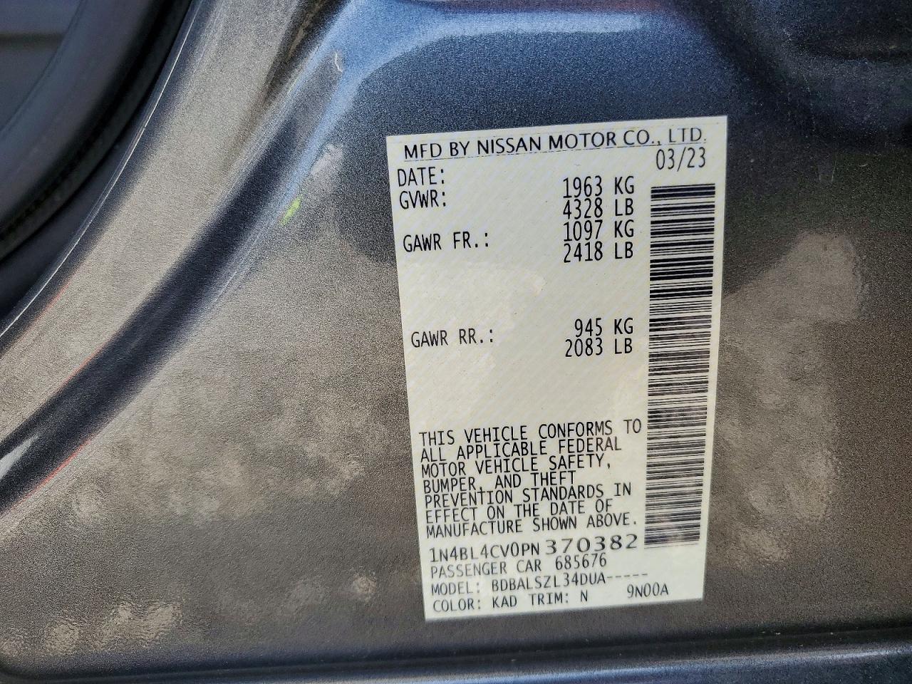 Nissan Altima Sr