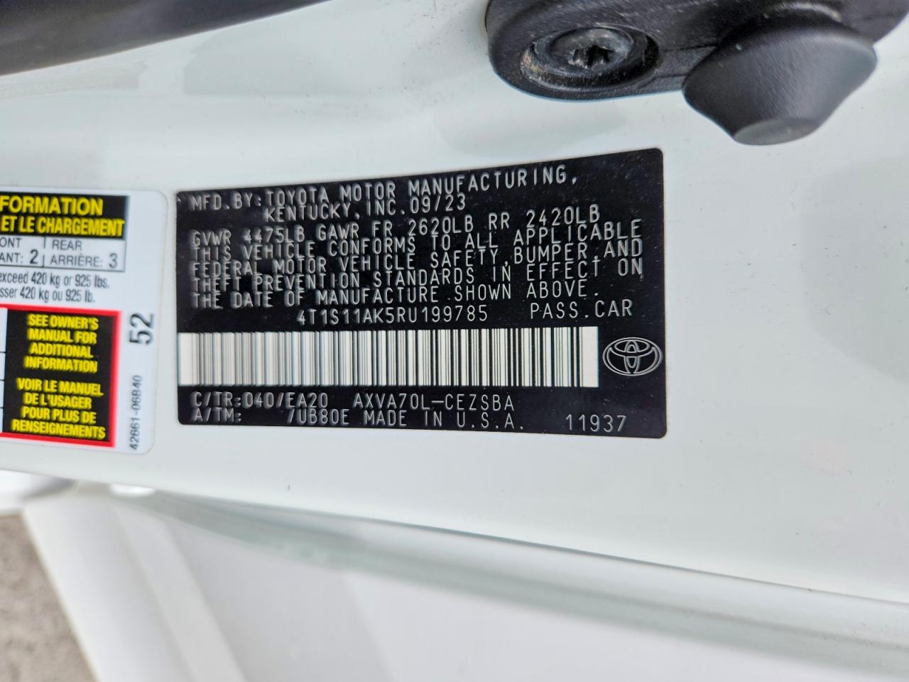 Toyota Camry Se