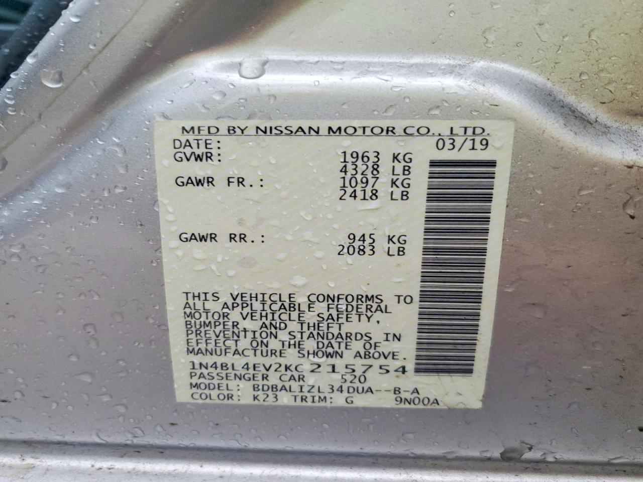 Nissan Altima Sl