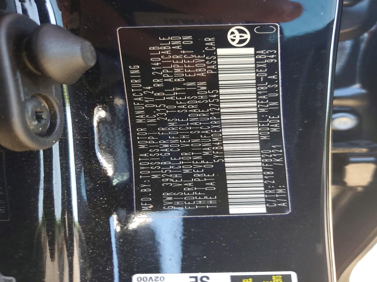 Toyota Corolla Le