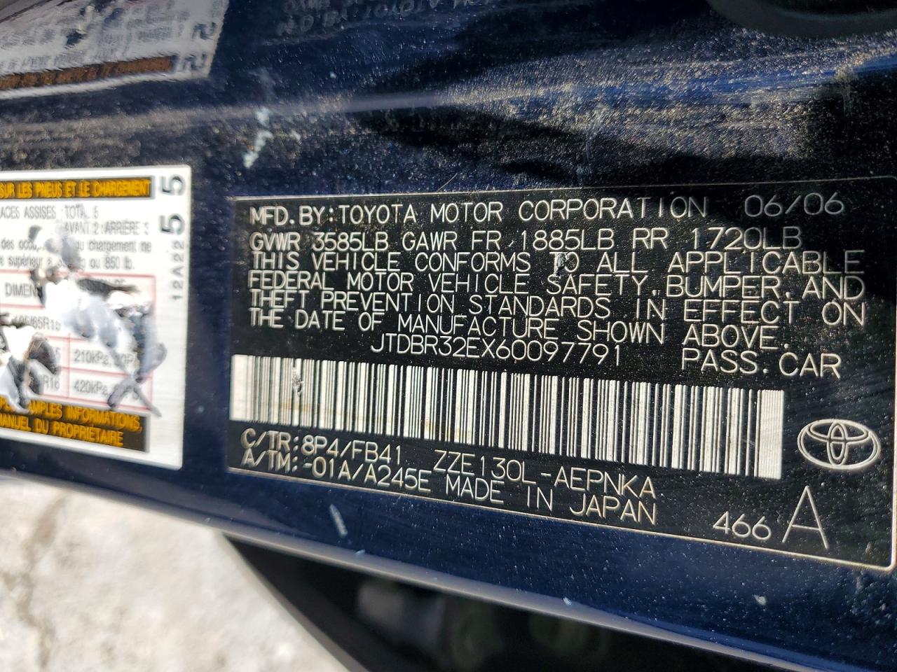 Toyota Corolla Le
