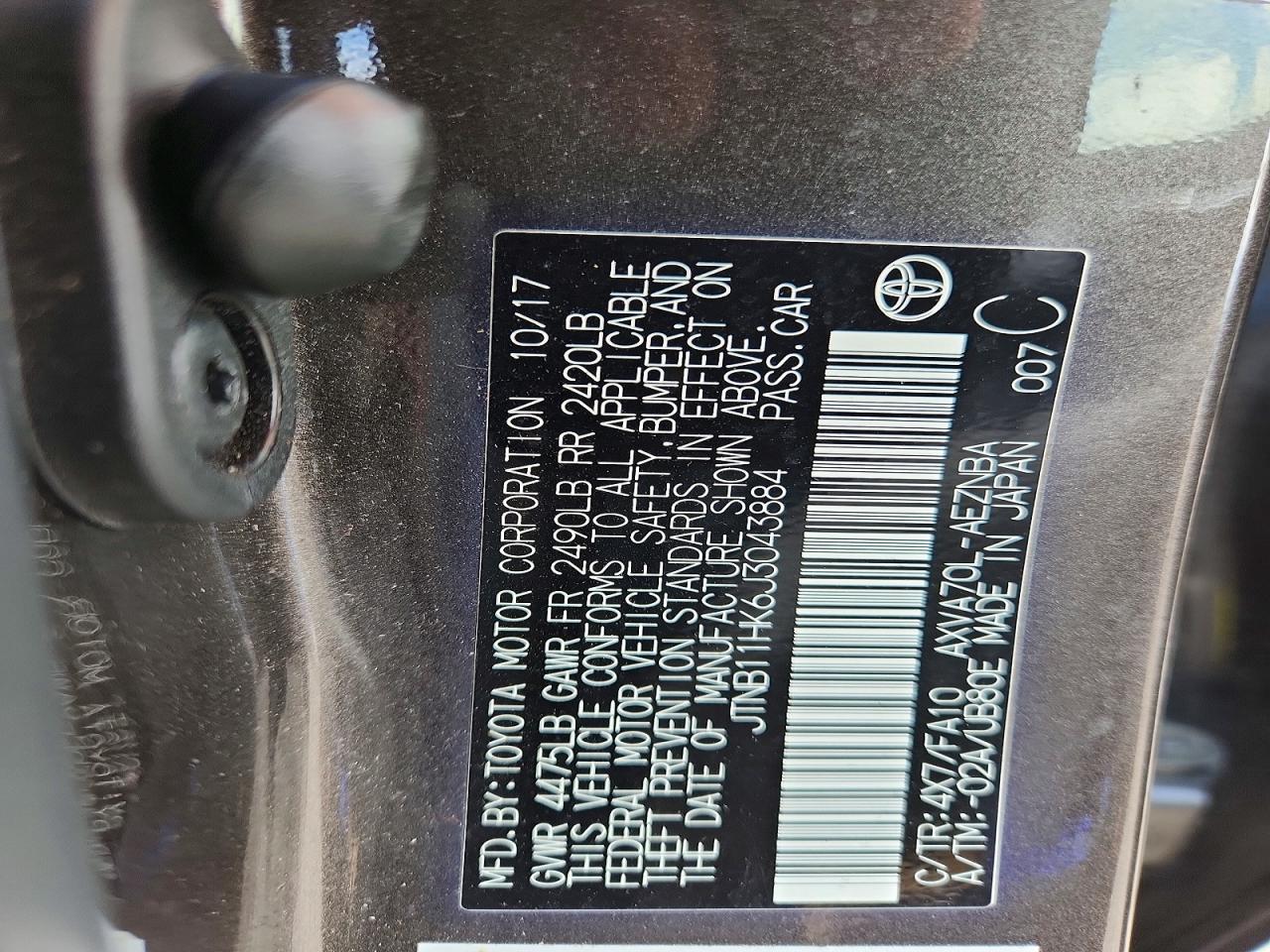 Toyota Camry Le