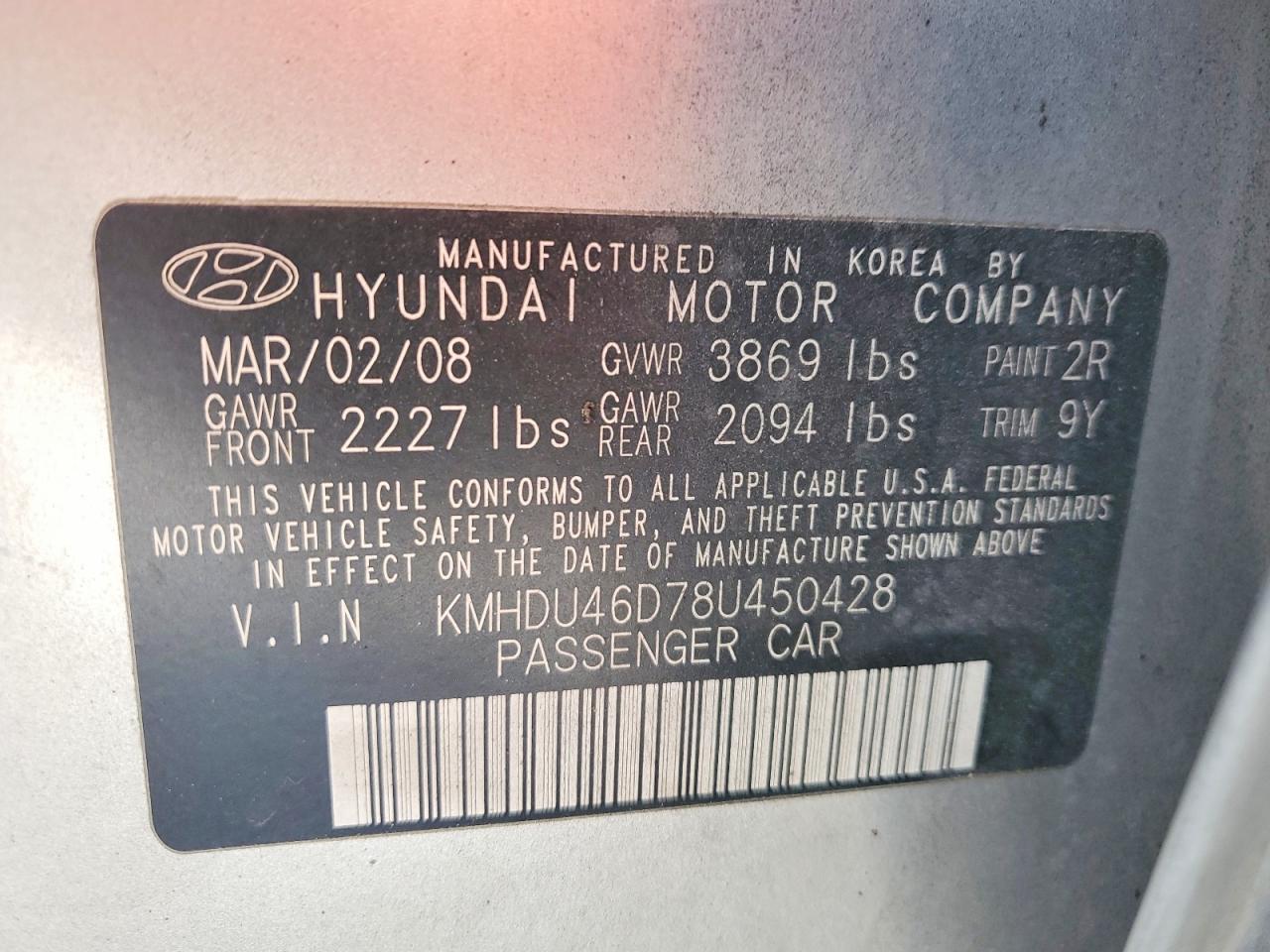 Hyundai ELANTRA Gls