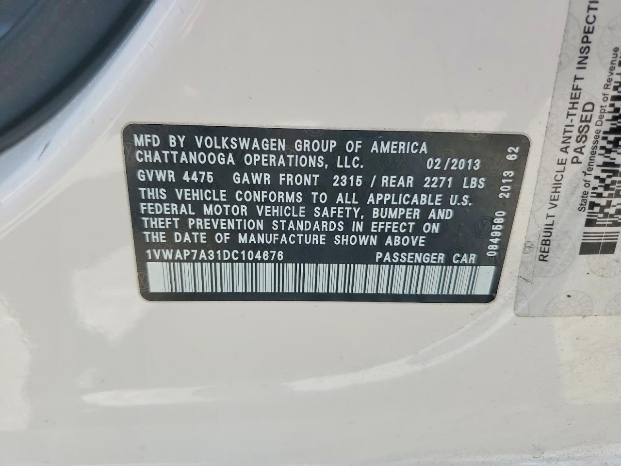 Volkswagen Passat S