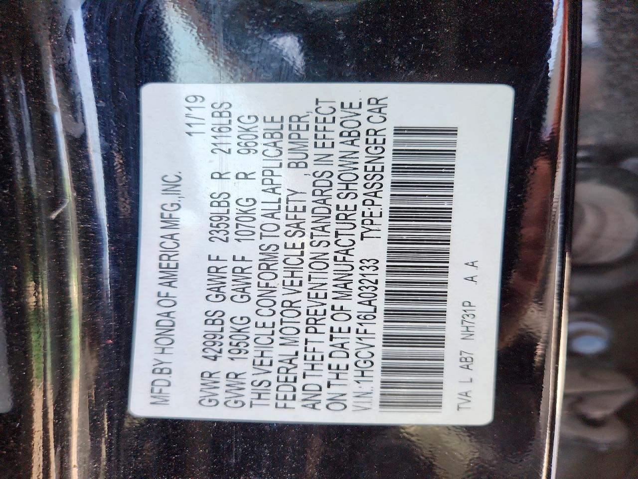 Honda Accord Lx