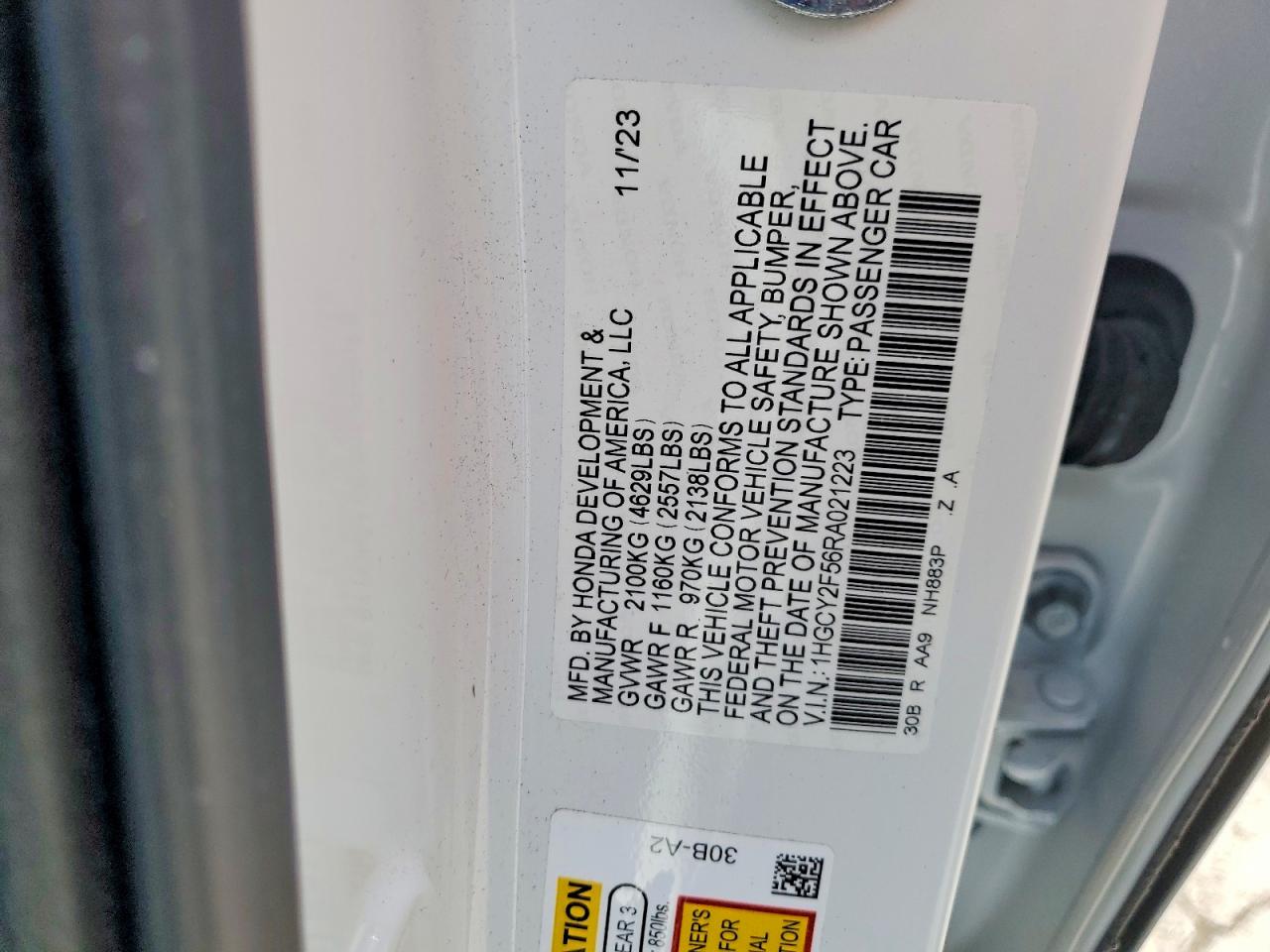 Honda Accord Hybrid Sport