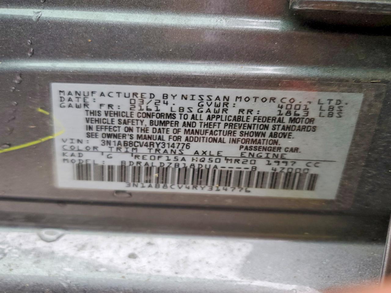 Nissan Sentra Sv
