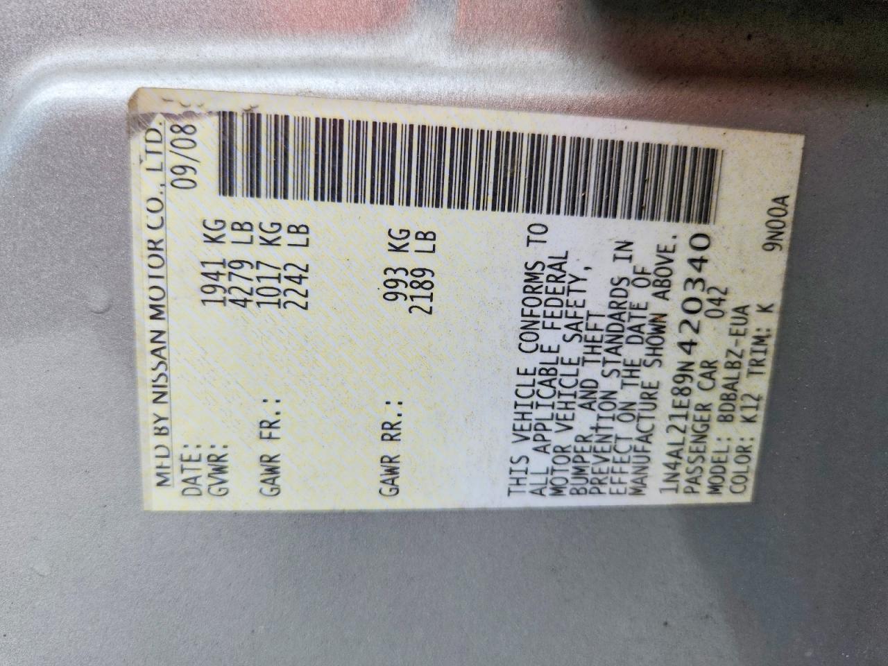 Nissan Altima 2.5