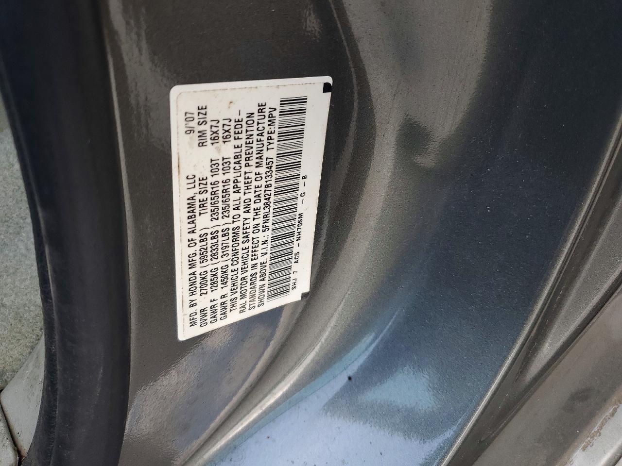 Honda Odyssey Ex