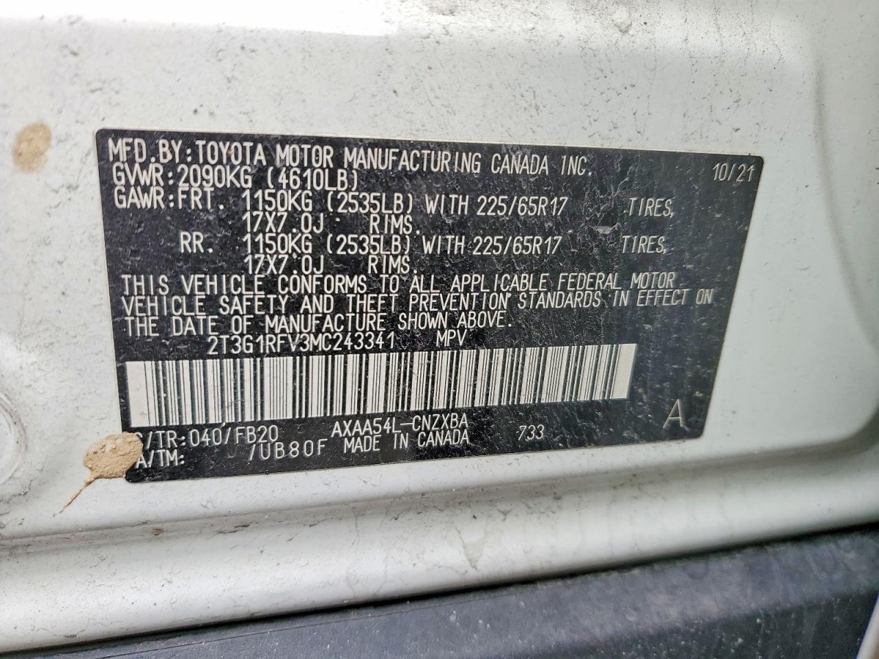 Toyota RAV4 Le
