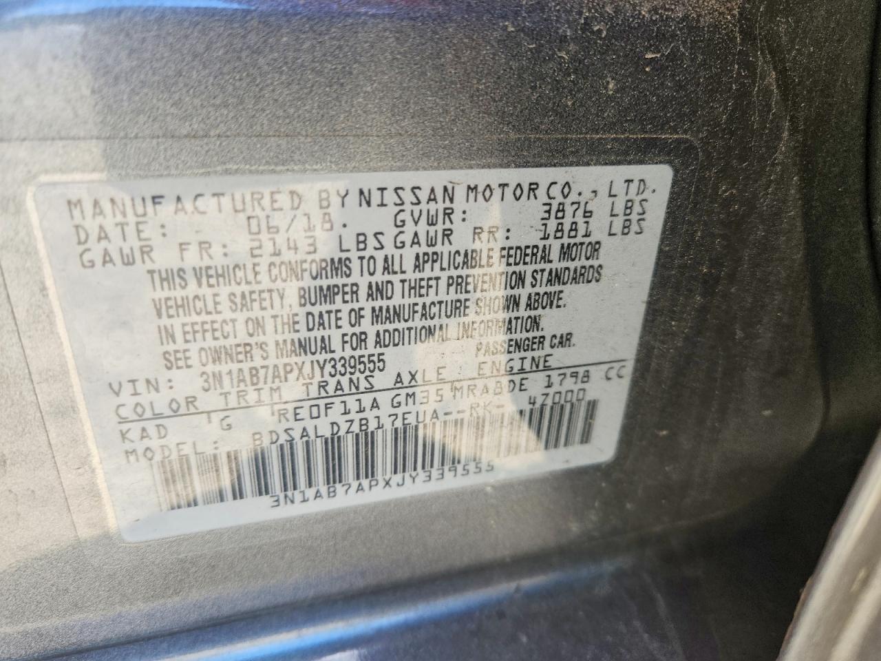 Nissan Sentra Sv