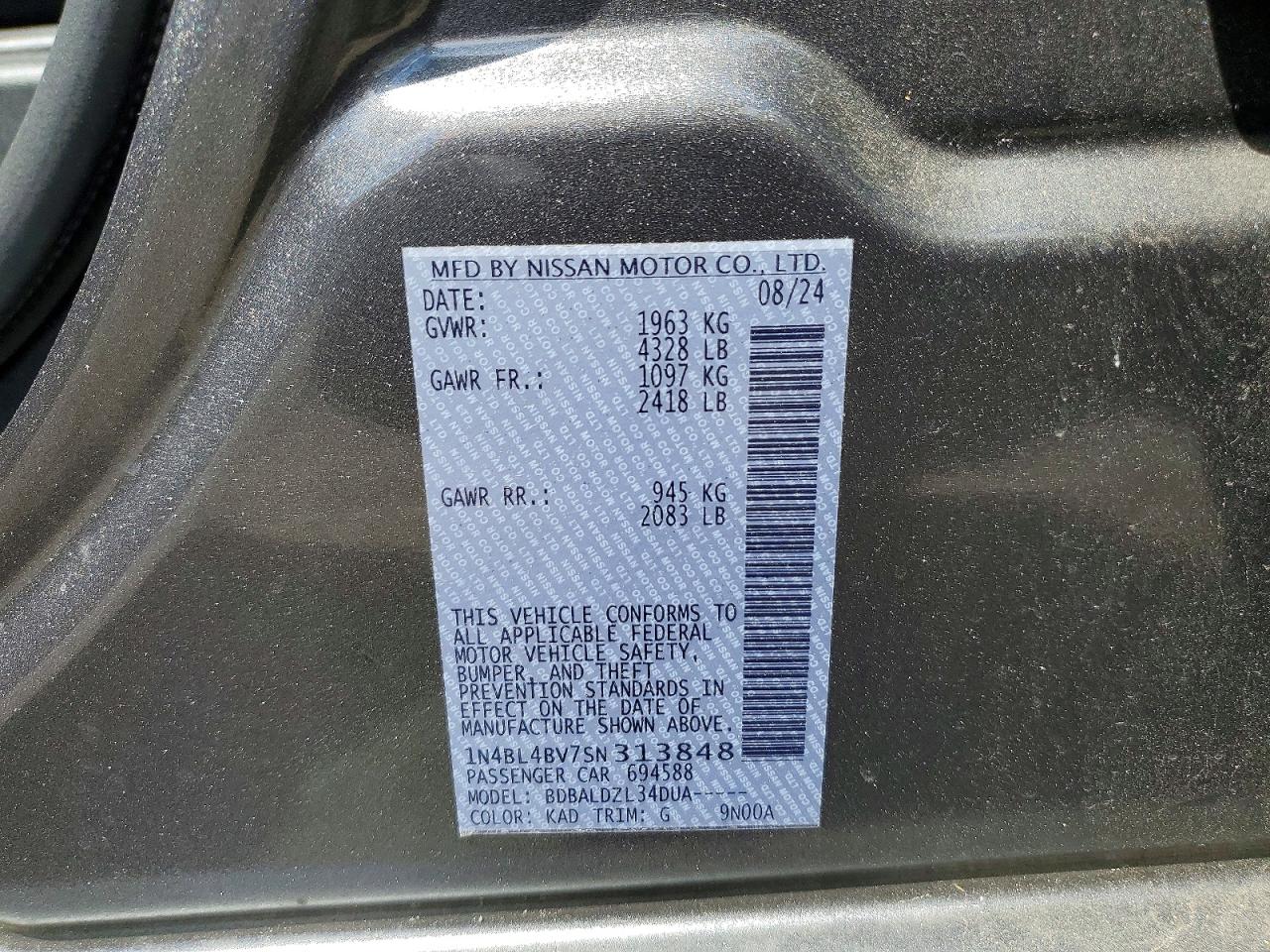 Nissan Altima S