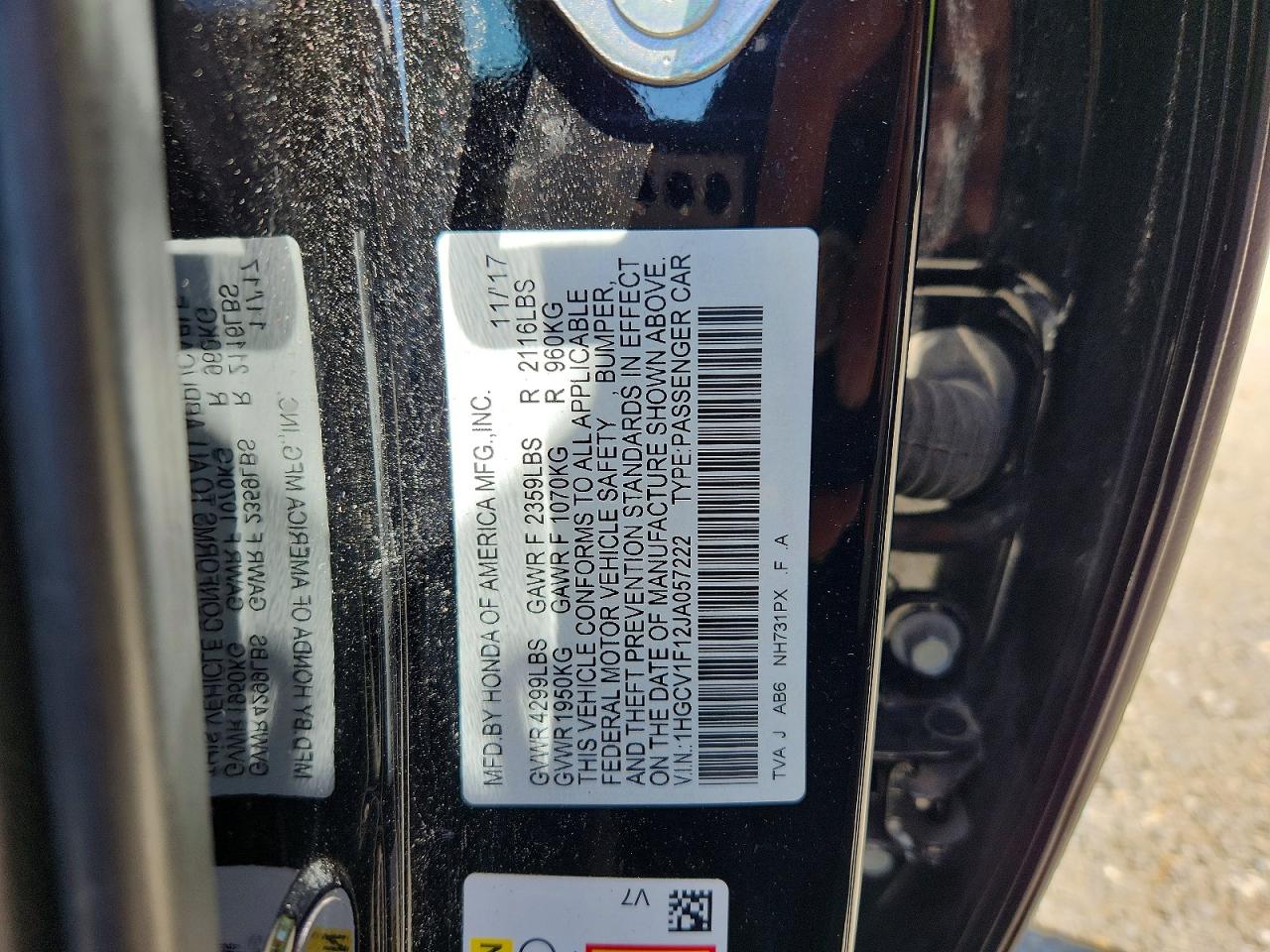 Honda Accord Lx