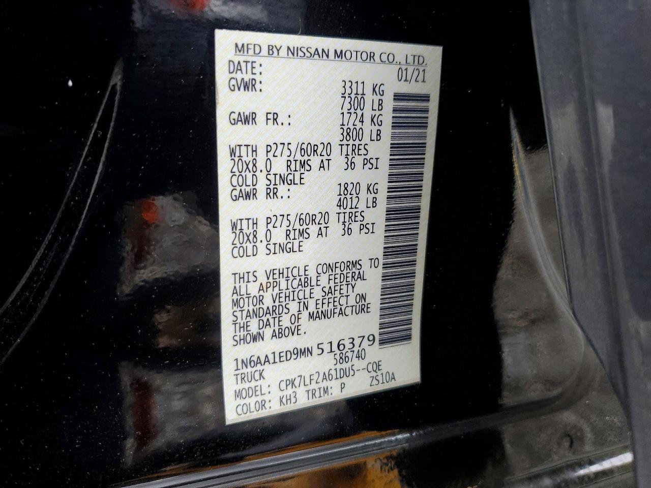 Nissan Titan Platinum Reserve