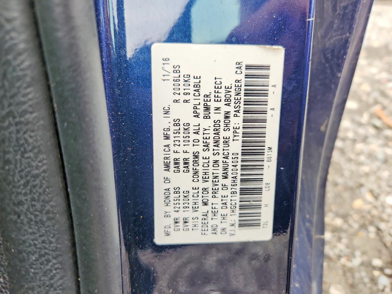 Honda Accord Ex