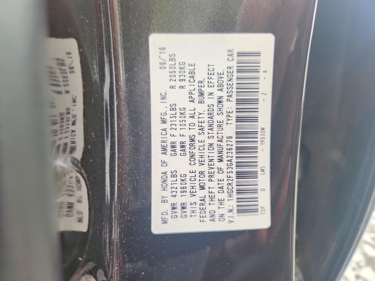Honda Accord Lx