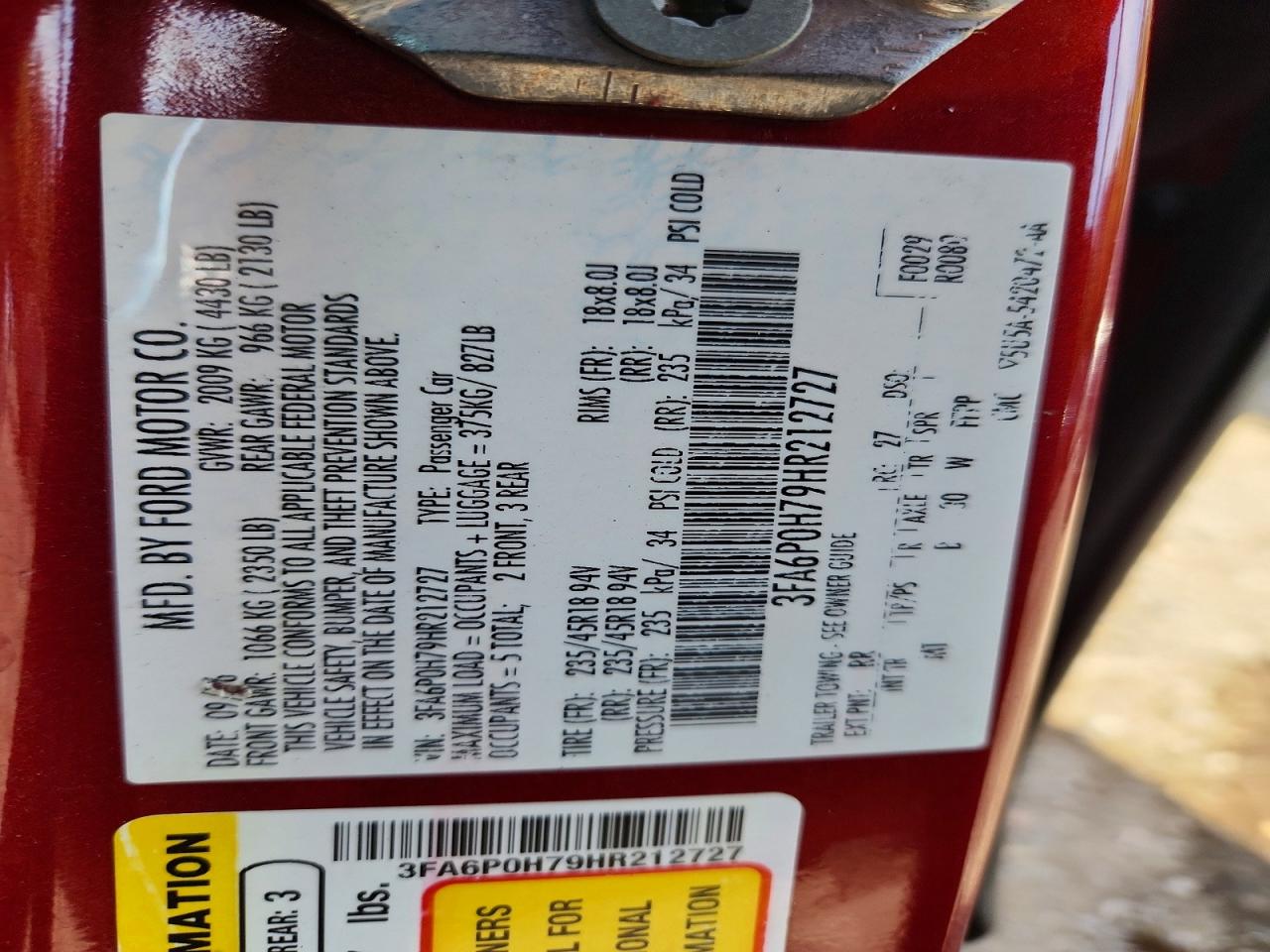 Ford Fusion Se