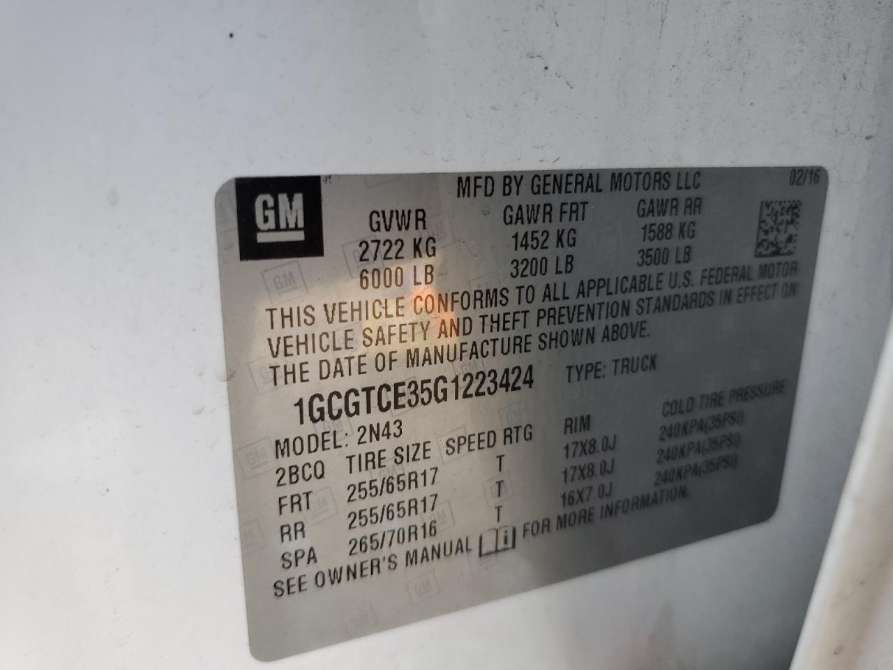 Chevrolet Colorado Lt