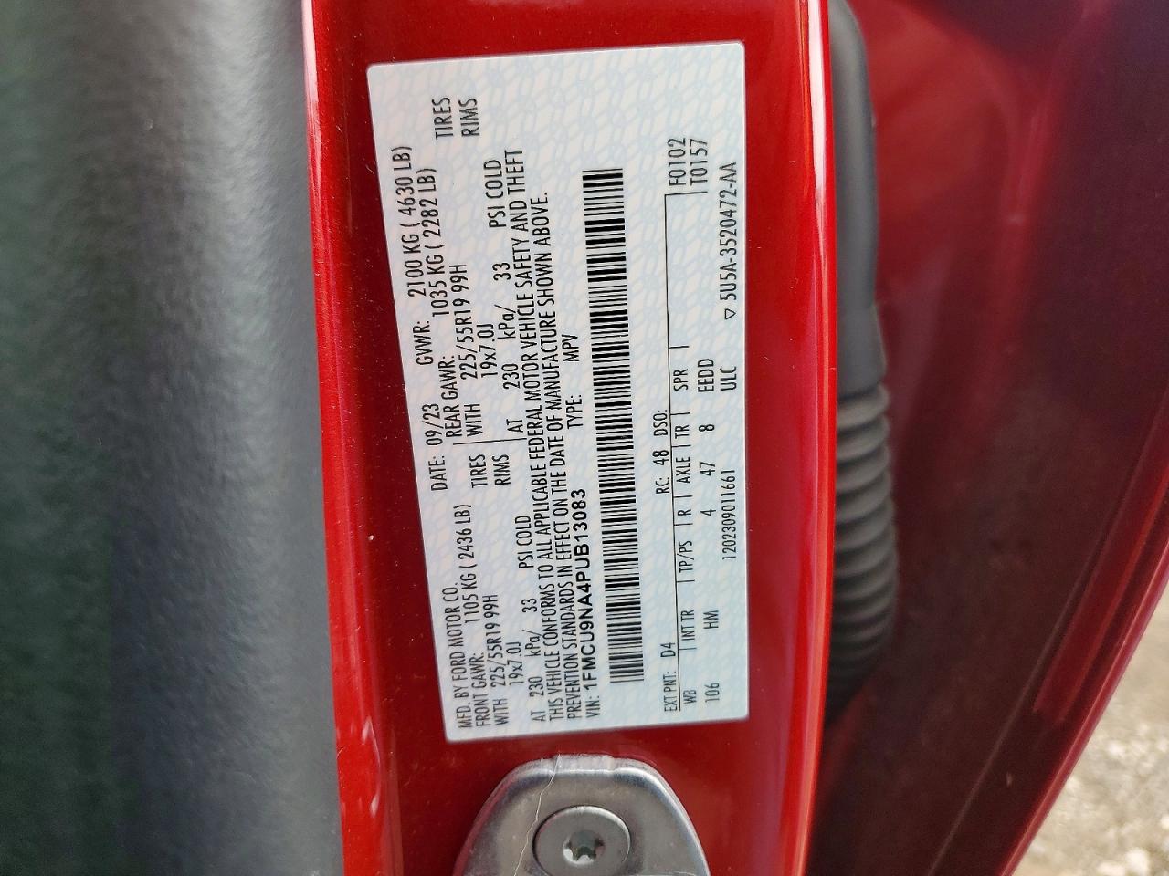 Ford Escape St Line Select