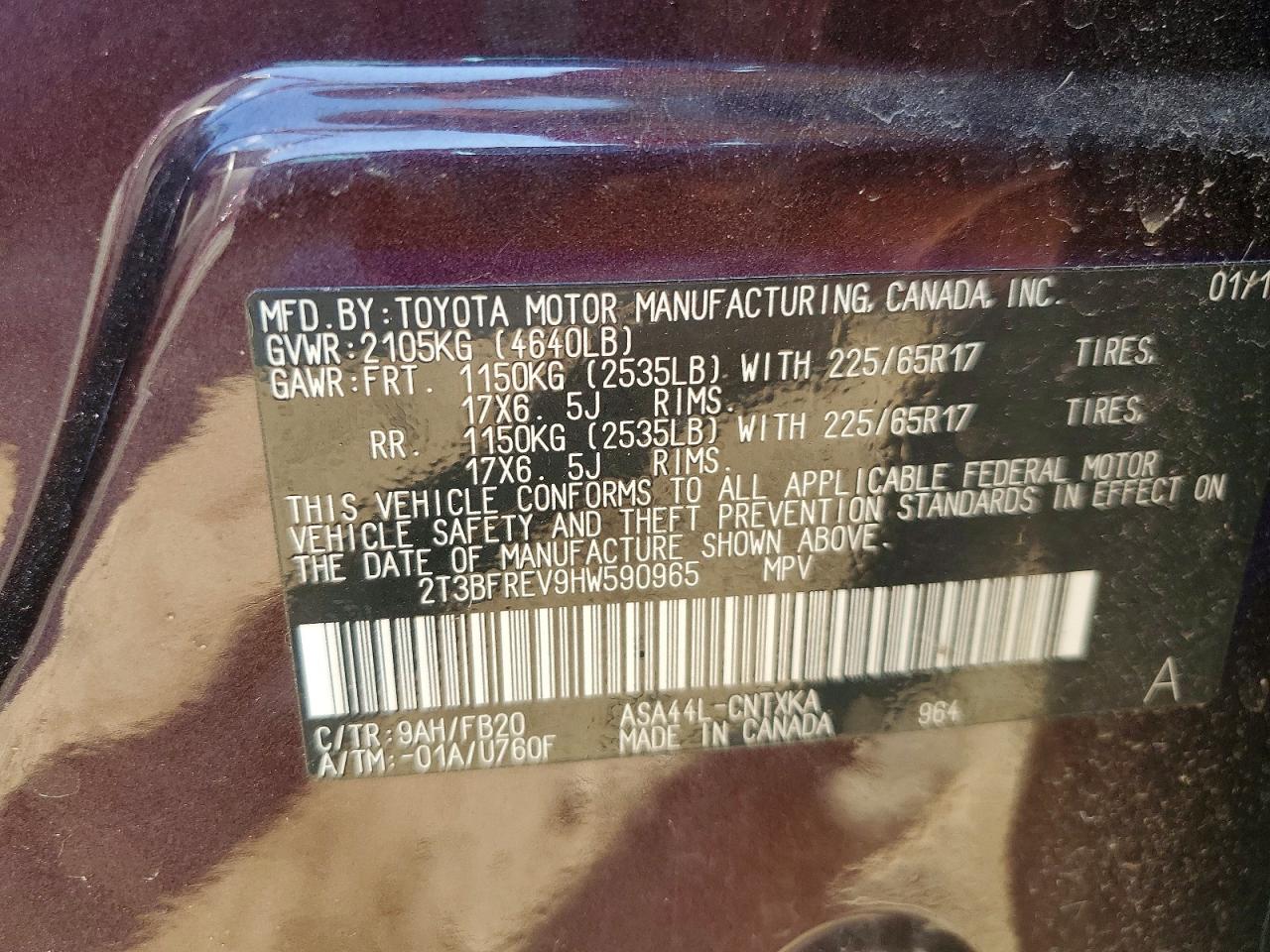 Toyota RAV4 Le